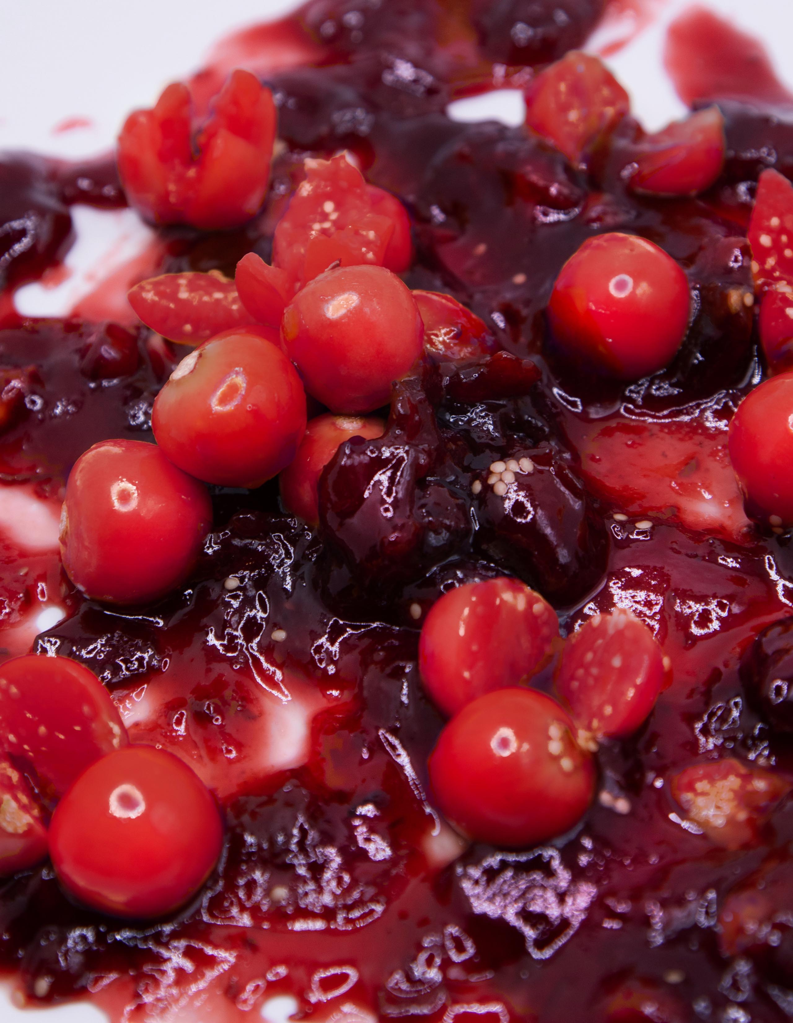 A close-up image of slumber berries
