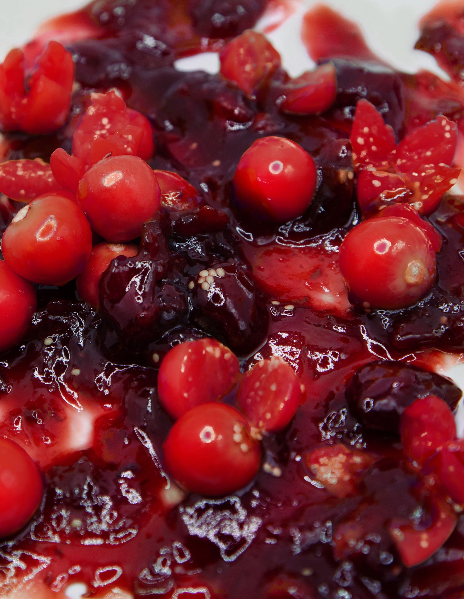A close-up image of slumber berries. 